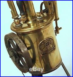 1890s Ernst Plank Windmill Steam Plant Steam Engine SCROLL DOWN for MORE Pics