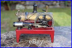 1920's WEEDEN Model 14 Live Steam Engine Toy Cast Iron, Tin, Steel, and Brass
