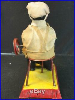 1920s Schoenner Live Steam Engine Articulated Tin German Cobbler Toy