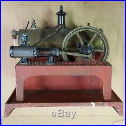 1930s antique WEEDEN #648 ELECTRIC HORIZONTAL STEAM ENGINE miniature