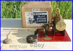 1937 Mamod Hobbies Model SE2 Steam Engine with Original Box Vintage Toy Untested