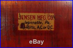 1940s Jensen #5 wooden base Electric Steam Engine, Working