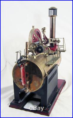 1945-69 Fleischmann toy steam engine 124/4 made Germany 18 in. Tall special fuel