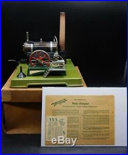 1950's vintage FLEISCHMANN STEAM ENGINE with original box & accessories RARE toy