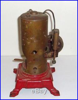 1950s AUSTRALIAN MADE SCORPION VERTICAL STEAM ENGINE MOVES FREELY RARE TOY