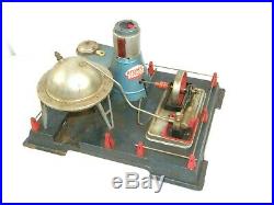 1950s Vintage Marx Line Mar Japan ATOMIC REACTOR STEAM ENGINE Toy Tin Model
