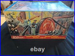 1960's Wilesco D12 German Live Steam Engine Antique Toy Good Shape WithBox