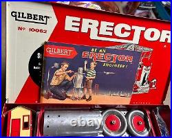 1964 GILBERT #10062 ERECTOR STEAM ENGINE SET 99% COMPLETE Read Description