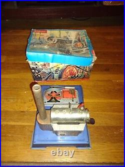 1980s Wilesco D8 Germany Live Steam Engine Model Vintage Toy With Box