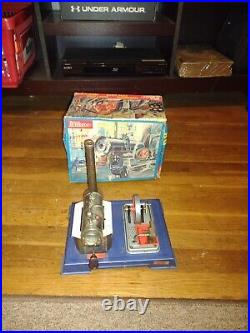 1980s Wilesco D8 Germany Live Steam Engine Model Vintage Toy With Box