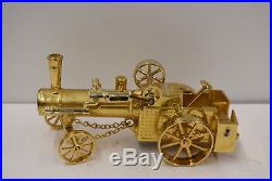 1/32 Gold Plated Case Steam Engine Tractor 1993 Trade Fair No Box Scale Models