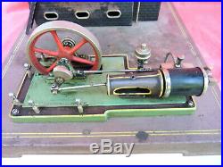 ANCIENNE MACHINE VAPEUR FLEISCHMANN OLD STEAM ENGINE TOY 1950 altes Spielzeug