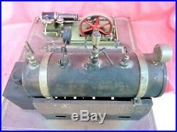 ANCIENNE MACHINE VAPEUR FLEISCHMANN OLD STEAM ENGINE TOY 1950 altes Spielzeug