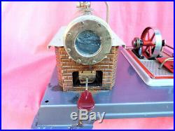 ANCIENNE MACHINE VAPEUR MADE GERMANY OLD STEAM ENGINE TOY 1950 altes Spielzeug