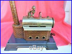 ANCIENNE MACHINE VAPEUR MADE GERMANY OLD STEAM ENGINE TOY 1950 altes Spielzeug