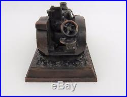 Antique Advance Rumely Oil Pull Steam Engine Tractor Paperweight Acr Rehberger