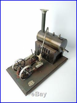 Antique Toy Table Top Steam Engine Josef Falk Nurnberg Germany Vintage