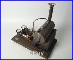 Antique Toy Table Top Steam Engine Josef Falk Nurnberg Germany Vintage
