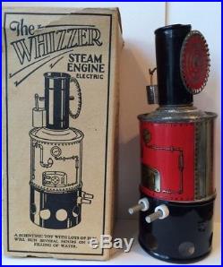ANTIQUE The Whizzzer Steam Engine Toy American Airship Co. ORIGINAL BOX