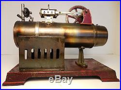 Antique / Vintage Josef Falk Live Steam Engine. Old Toy Machine