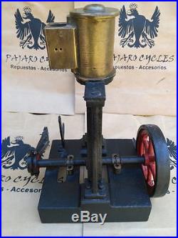 Antique Vintage Vertical Live Steam Engine Toy. Stuart Or Unknown Machine
