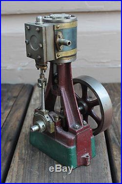 ANTIQUE Vintage Vertical Live Steam Engine Stuart or Unknown Maker 7.5 Inches