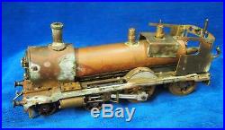An Antique Homemade From Scratch Live Steam Engine Train Unfinished Estate Item