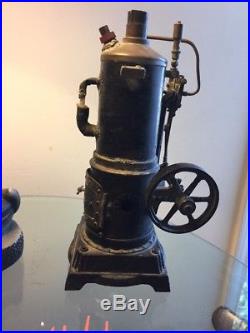 Antique 1800's Doll & Company DC Co German Vertical Toy Steam Engine # 354