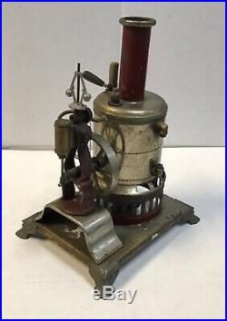 Antique 19th Century Toy Weeden Live Steam Engine & Boiler