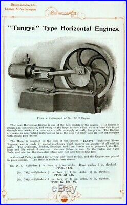 Antique Bassett Lowke Tangye Steam Engine Model 781/2 Very Rare British Toy