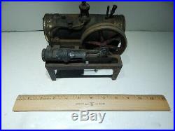 Antique Bing Gebruder Brass And Iron Horizontal Steam Engine # 5330 1908-1925