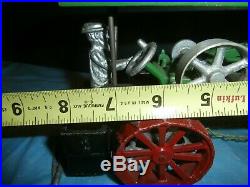 Antique Cast Aluminum Case Steam Traction Engine Toy