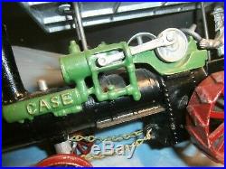 Antique Cast Aluminum Case Steam Traction Engine Toy