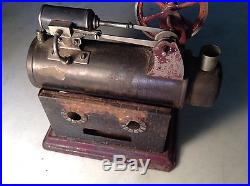 Antique Circa 1900 J F Child's Steam Engine Toy Hit Miss Germany- Project