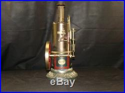 Antique EP Live Steam Engine Model Large Tin Toy Early 1900 w Governor & Whistle