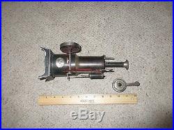 Antique Ernst Plank Germany Hercules Vertical Metal Tin Steam Engine Machine Toy