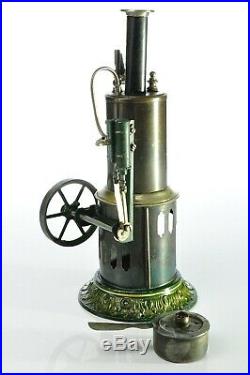 Antique German Ernst Plank Vertical Steam Engine Early Model approx. 1915