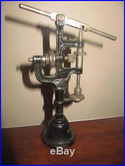 Antique German Marklin Drill Press Steam Engine Accessory Cast Iron Base