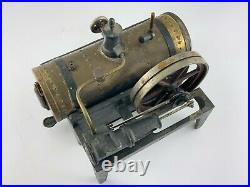 Antique German Steam Engine Bing 70/120 Model Brass Cast Iron Untested U938