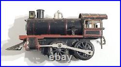 Antique Germany DRGM Tin Litho Wind Up Train Locomotive Steam Engine