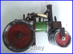 Antique Mamod English Steam Engine Tractor Roller Toy Estate Restorer Delight