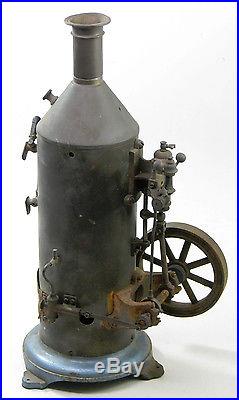 Antique Model Schoenner Veritcal Steam Engine