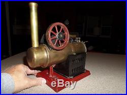 Antique STEAM ENGINE on Cast Iron Base QUALITY Made withMany Valves
