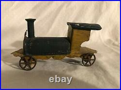 Antique Tin Toy Train Steam Engine Toy George Brown Circa 1880s