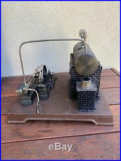 Antique Toy Model Scale Live Steam Engine By Marklin