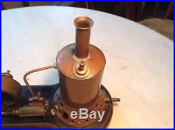 Antique Toy Steam Engine Brass Boiler