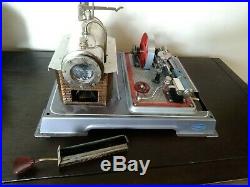 Antique Vintage 1960's Wilesco D16 Live Steam Engine Tin Toy