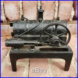 Antique Weeden Cast Iron & Brass Early Model Steam Engine & Boiler Toy USA