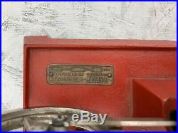 Antique Weeden New Bedford Steam Engine # 670 Red Cast Iron