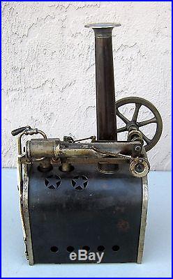 Antique Weeden Steam Engine No 32 Brass Boiler Star Cover Rare #BT5